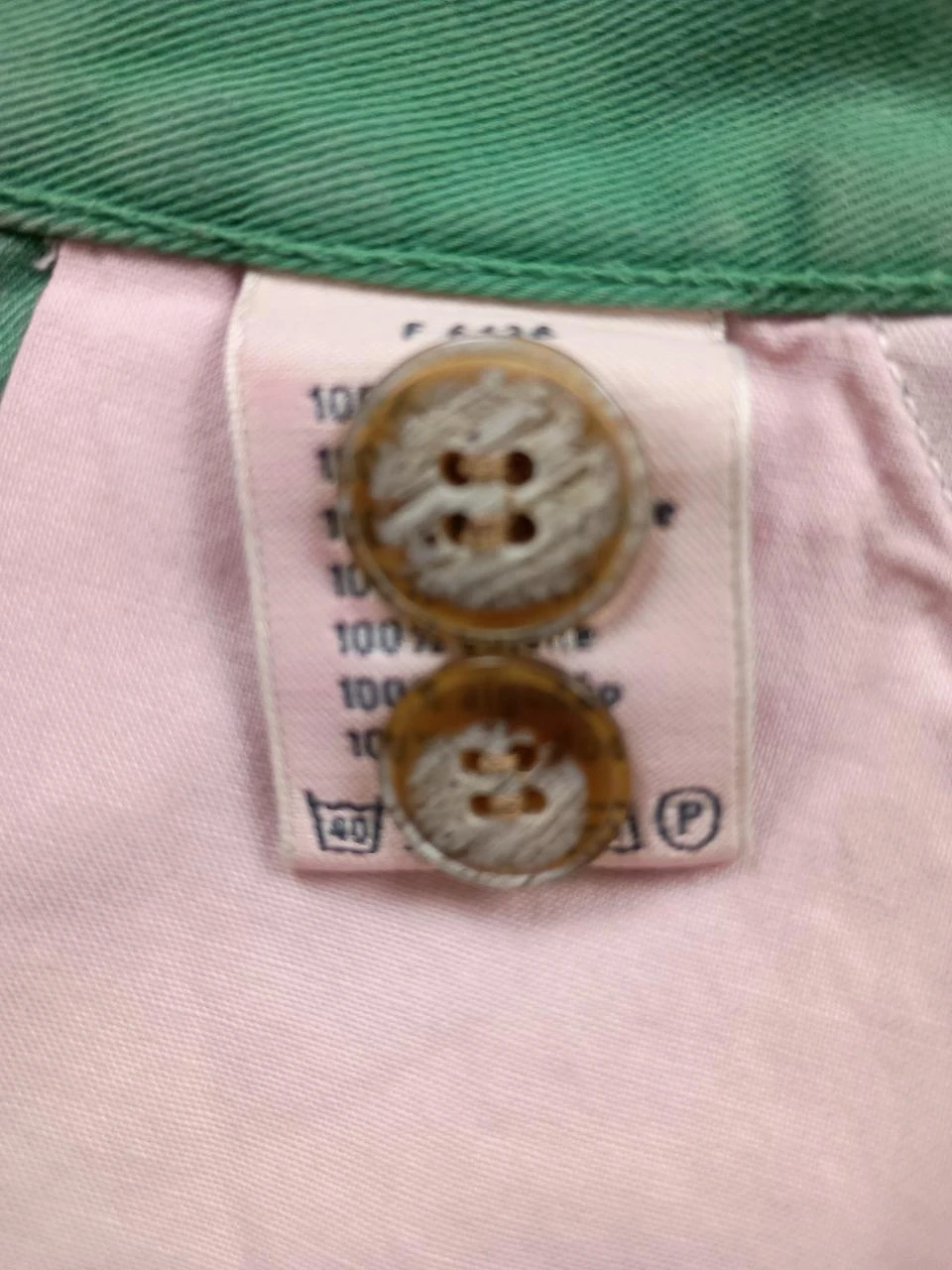 Lacoste Shorts Verde Chino Clássico Preppy Old Money 2000s – photo 8